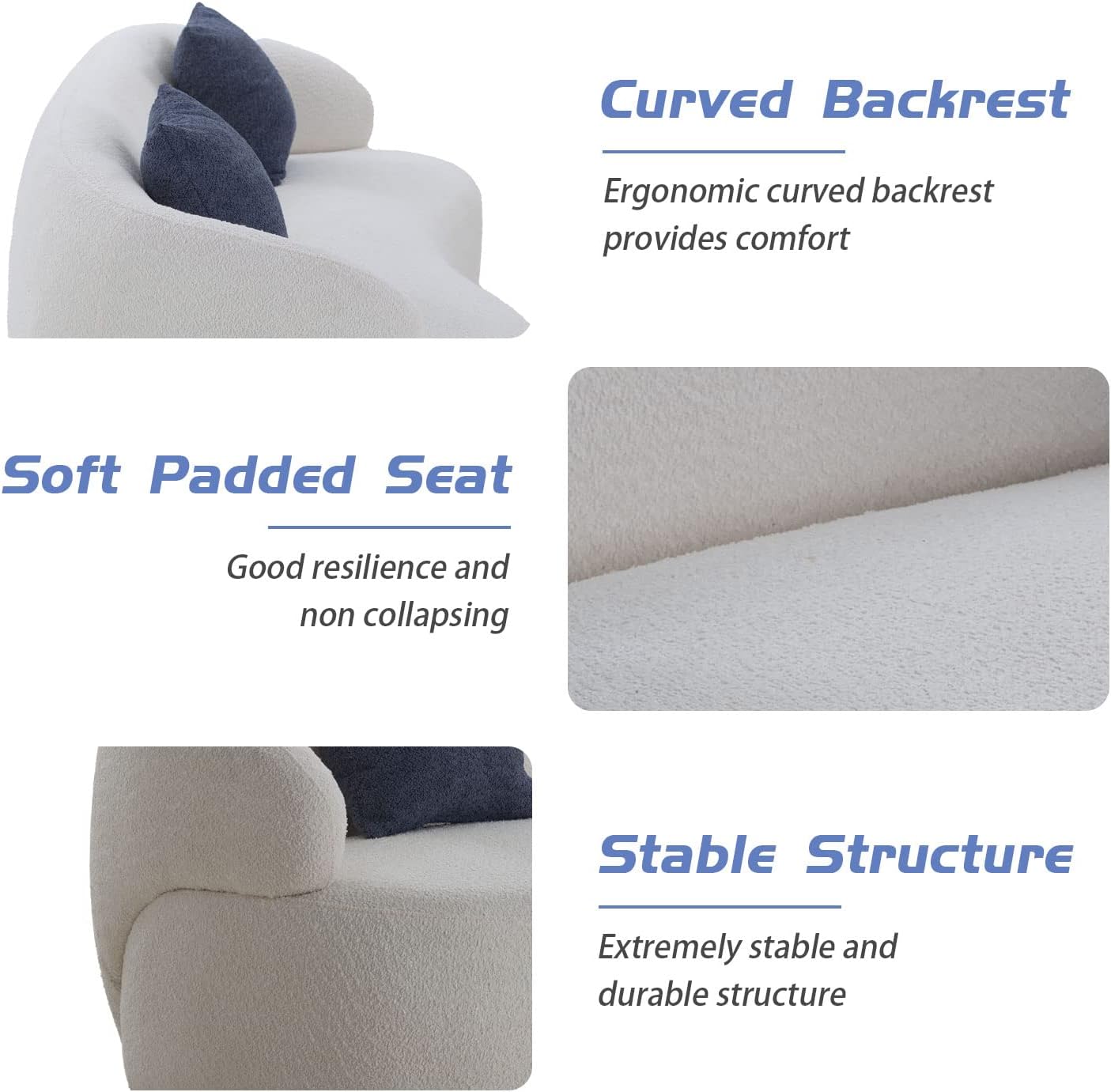🏡 Modern Apartment Sofa – Stylish & Tool-Free Assembly 🛋️✨