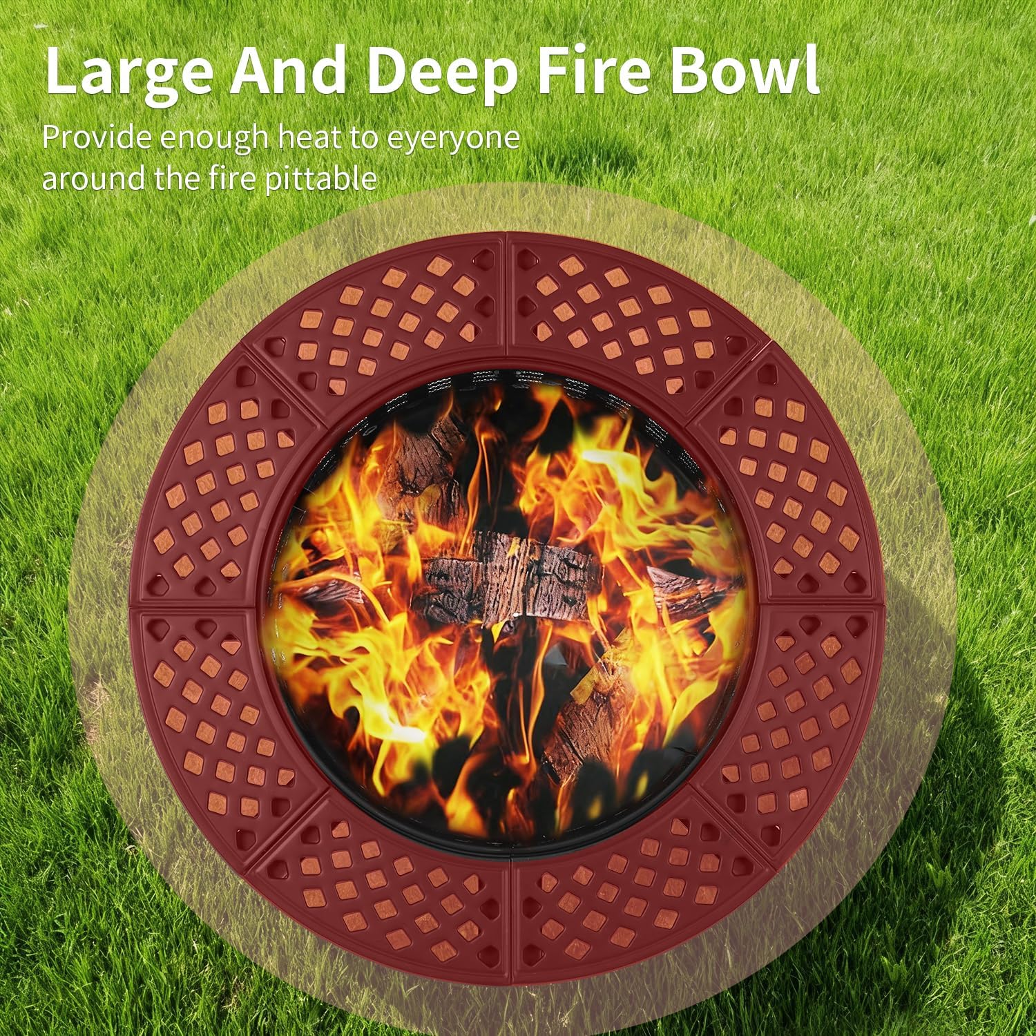 🔥 Outdoor Adjustable Fire Pit & Grill 🔥 Perfect Backyard BBQ & Cozy Nights 🏡✨